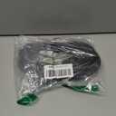 Maximm Cable 15 Feet 360 Rotating Flat Plug Extension Cord/Wire, 3 Prong Grounded Wire 16 Awg Power Cord - Black UL Certified