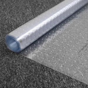 Plastic Carpet Floor Runner with Spikes 27" x 6' Clear PVC Carpet Runner Protector for Low Pile Carpet, Non-Slip & Waterproof Carpet Protector for Hallway Runner Rug, High Traffic Areas or Entrance