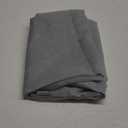 Lala + Bash Allyson Crushed Semi-Sheer Fire Retardant Curtains Set (54"W x 63"L (Pack of 2), Light Grey)