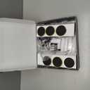 12 Set Christmas Window Candles Lights with Timer Battery Operated Electric LED Taper Candles Flameless for Windows, Gold Candle Holders, Suction Cups & 24 PCS Battery Included (12 Set)