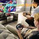 2 x KUNSLUCK 2 Pack Steering Wheels for Nintendo Switch 2 (2025) - Racing Wheels Compatible with Switch 2 Joy-Con - Ergonomic Grip for Enhanced Mario Kart & Racing Game Experience