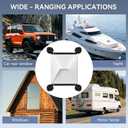 Universal Suction Mount Compatible with Starlink Mini: Dual-Slot Design for Windows & Sunroofs. Secure Installation for Stable Satellite Connection in Cars, RVs, Boats.