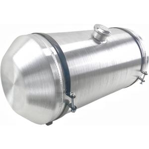 JSD 12.5 Gallons 12" x 26" Aluminum Spun Round Gas Tank Fuel Cell Tank Center Fill 3/8" NPT Outlet