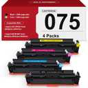 075 Toner Cartridge Compatible Replacement for Canon 075 075H Toner Cartridge Set Works for Canon Color imageCLASS MF662Cdw MF663Cdw MF665Cdw LBP646Cdw LBP647Cdw LBP640 MF660 Series Printer, 4 Pack (Black Cyan Magenta Yellow)