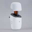 Waterless Diffuser - Plug in Waterless Essential Oil Diffuser with Timer & Light - 2025 Upgrade Version 10ml Smart Aromatherapy Plug in Wall Small Diffuser for Home, Offices and Hotel (Pearl)