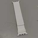 SNBLK Magnetic Watchband Compatible with Apple Watch for Men, Women, Silicone Sport Strong Magnet Strap for iWatch, Size: 44mm/45mm/46mm/49mm/(42mm-Series 3 2 1) (White/Black)