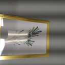 LaVie Home 5x7 Picture Frame for Wall Display, 5x7 Gold Picture Frame with HD Plexiglas, 5 x 7 Matted Frame 1 Pack, Display Frame for Vertical or Horizontal, Classic Collection