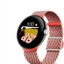 Google Pixel Watch Woven Band - Coral One Size