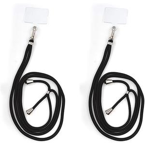 Universal Cell Phone Crossbody Lanyards (Pack of 2) - Adjustable Nylon Lanyards for Cell Phone Lanyard ID Card