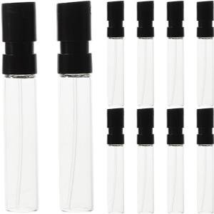 Beaupretty Mini Cologne Spray Bottle 2Ml Glass Refillable Perfume Atomizer with French Snap Design for Travel and Daily Use Portable Sample Vials