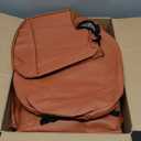 Coffee Luxury PU Leather Car Seat Covers Full Set Waterproof Car Seat Cover All Season Fit for SUV Sedan Van Airbag Compatible Elegance