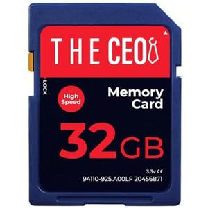 THE CEO Memory Card Ultra SDHC UHS-I 90MB/s – High-Speed & Reliable Camera Card - Class 10 for Fast Read/Write Ideal for Full HD Video & Photography- Get a Durable 32GB SD Card for Long-Term Storage