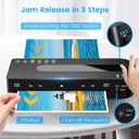 Laminator Machine, A4 Laminators Hot & Cold with 20 Laminating Sheets and Trimmer, 9 Inch Laminating Machine for Office, School, Business and Home