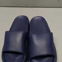 Joomra Arch Support Slides for Women and Men Recovery Thick Sole Sandals Plantar Fasciitis Slippers | Pain Relief (10.5-11.5 Women/9-10 Men, Dark Blue With Arch Support)