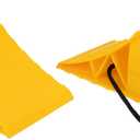 Camco Wheel Chock with Rope for Easy Removal, Helps Keep Your Trailer or RV in Place (Pack of 2) - 44471