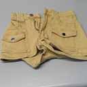Aotasely Women's Stretchy Jean Shorts Mid Waisted Twill Shorts Stretch Junior Booty Denim Shorts with Pockets Club Night, Size: XS