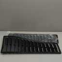 HECASA Steel Hood Louver Inserts Hood Scoop Compatible with 1985-1990 Chevy Chevrolet Camaro Z28 IROC-Z IROC Vented Heat Extractor Steel Black Powder Coated