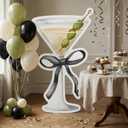Colingmill 4ft a Tini Bit Older Birthday Decorations Black Espresso Martini Party Cardboard Cutouts Birthday Party Cardboard Cutouts Decor for Women Bar Bachelorette Bridal Shower Supplies, 3.94 ft x 2.99 ft