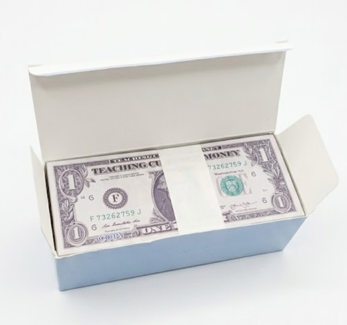 Play Money Set for Kids, Fake Pretend Cash – Looks Real, Best Toy Currency for Fun and Learning, Play Money Kids Kit420PCS