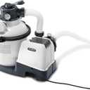 INTEX SX1500 Krystal Clear Sand Filter Pump for Above Ground Pools: 1500 GPH Pump Flow Rate  Improved Circulation and Filtration  Easy Installation (1,500 Gallons Per Hour)