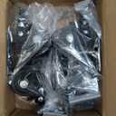 2 Inch Caster Wheels, Casters Set of 4, Heavy Duty Casters Load 2200lbs, Locking Swivel Plate Industrial Casters, Low Gravity Center Castor for Furniture and Workbench