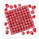 Marsrut 81Pcs Bath Soap Rose Flower, Scented Soap Rose Petals Body Soap for Valentine's Day, Wedding, Anniversary, Birthday, for Her Red