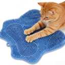 BABORUI Silicone Cat Scratching Post, Non-Slip Indoor Scratcher with Strong Suction Cup Base, Washable Durable Cat Scratch Pads for Indoor Cats, Kittens and Adult Cats