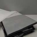 2-Pack Under Bed Storage Containers, 4.5 Inches Tall Low Profile Underbed Clothes Storage Organizer Bin with Sturdy Sidewalls/Bottom, Underbed Storage Bins 2 Storage Thin Bins (Grey)