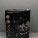 Collapsible Foot Spa Electric Rotary Massage, Foot Bath with Heat, Bubble,Temp Control, and 24 Motorized Shiatsu Massage Balls, Pedicure Foot Spa Tub for Stress Relief (Black)