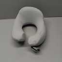 2in1 Ergonomic Memory Foam Travel Neck Pillow, Travel Pillow for All Sleep Positions on Flights, Road Trips, and Long Distance Travel with Drawstring Bag (Adjustable Hook & Loop Tape)