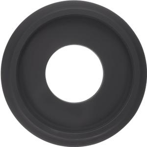PATIKIL Ceiling Medallion, 10" OD x 4" ID PU Decorative Ceiling Light Medallion Chandelier Medallion Traditional Ceiling Light Cover Plate for Ceiling Light Fixtures Fans, Black