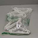 GoodtoU Baby Hangers, 80 Pack Kids Plastic Toddler Baby Clothes Hangers for Closet Small Children Infant Nursery Child Hanger (White)