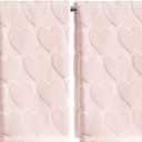 Artoid Mode 2 Pcs Pink 3D Love Heart Jacquard Valentine Hand Towels for Bathroom, 100% Cotton Soft Absorbent Bathroom Decor Towels, 13.7 x 29.5 Inch