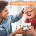 BESKAR Foot Massager Roller for Plantar Fasciitis Relief, Portable Feet Roller to Deep Tissue Muscle Massage, Foot Arch and Heel Pain, Reflexology Tool (Grey)