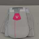Back Brace for Lower Back Pain Women with Widened Alloy Stays,Adjustable Back Support Belt for Women & Men with Lumbar Pad,Breathable Lumbar Support Belt for Heavy Lifting & Work,Sciatica, Scoliosis, Herniated Disc,White/Pink Size M (Waist:33.5"-40.2")