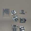 Jetec 6 Pieces Mini Blind Brackets Bracket for Window Blinds, with Screws