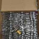 Ravinte 50 Pack 25 Pair 1/2 inch Overlay Cabinet Hinges Soft Close Hidden Door Hinge for Kitchen Cabinet Hinges Stainless Steel Adjustable Hinges Satin Nickel Cabinet Hardware