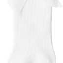 IMEKIS Baby Girls Winter Snowflake 1st Birthday Outfit Velvet Romper + Headband + Socks Christmas Cake Smash Photo Shoot (Pink)