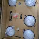 Mid Century Modern Gold Sputnik Flush Mount Ceiling Light Antique Brass Ceiling Lights 6 Light Amber Glass Chandelier Small Living Room Globe Ceiling Light