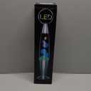 Liquid Motion Lamps 17 Colors Changing Lamp with Remote, 13.5 Inch Small Relax Night Light for Kids Adults, Pink, Blue, Green, Red, Purple Glitter Mood Lighting for Home Decor, Bedroom, Office (Silver)