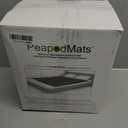 PeapodMats® Waterproof Bed Mat - 58x60 Light Gray Mattress Protector & Pee Pad for Kids & Adults - Bedwetting & Incontinence Reusable Underpad