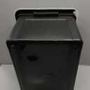IRIS USA File Box, Plastic File Organizer with Lids for Letter/Legal File, Portable Document Box For Moving, Storage Bin with Durable and Secure Lid, Stackable Nestable BPA-Free, Black 35 Qt. 1 Pack
