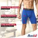 Runhit Compression Shorts Men Underwear Spandex Running Shorts Workout Athletic XL
