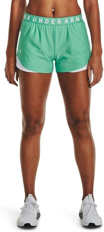 Under Armour Women's Play Up 3.0 Shorts ((958) Green Breeze / / White)
