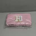 2pcs Personalized Initial Makeup Bag Set A-Z, Travel Toiletry Bag Preppy Cosmetic Bag Make Up Pouch for Women Valentines Mothers Day Birthday Gifts for Teen Girls Trendy Stuff (Rose Red, R)