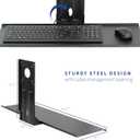 VIVO Computer Keyboard and Mouse Platform Tray VESA Mount Attachment 25.5 x 8 inch Surface (MOUNT-KB03)