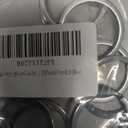 BiyrlyStainless Steel Keyrings,Round Key Rings for Flat Keychains For Home Car Office Keys Attachment (Silver)