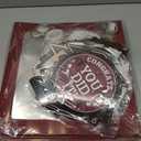Graduation Decorations 2026, 200 Pcs Class of 2026 Graduation Party Supplies Kit with Paper Plates, Luncheon and Cocktail Napkins, Congrats Grad Decorations for 50 Guests (Maroon)