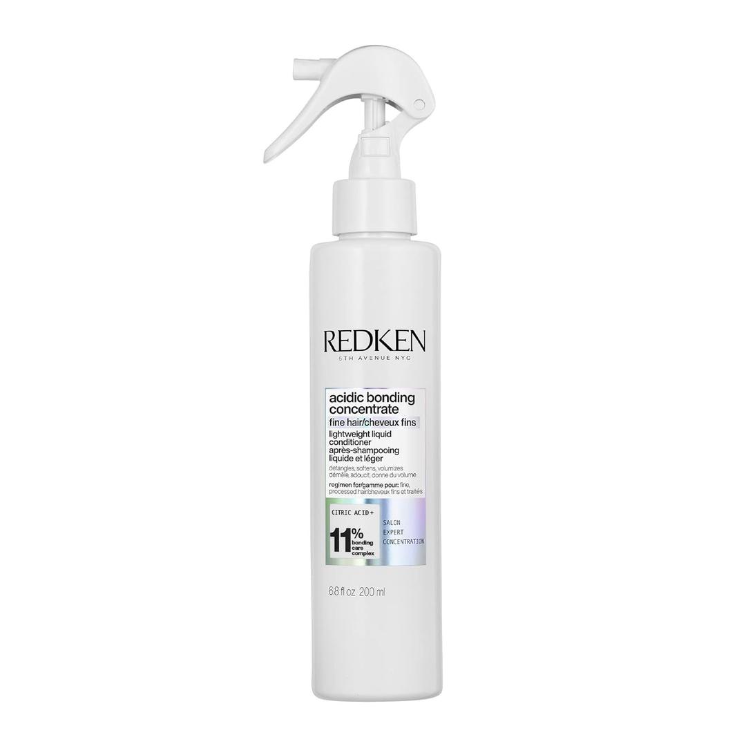 Redken Bonding Lightweight Liquid Conditioner for Hair Repair | Volumize & Condition | Acidic Bonding Concentrate | Sulfate-Free Spray Conditioner | For Fine or Thin Hair