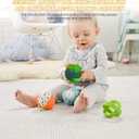 3 x Sensory Activity Ball,Sensory Activity Board 3D DIY Upgrade,Fidget Toy for Calming, Stress, Anxiety, ADHD & Autism,Kids 3+ & Adults,with 16 Strings (Green)